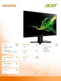 Acer Monitor 23.8 cala KA240Ybi VA/ 1ms/250nits/75Hz