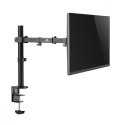 Maclean Uchwyt biurkowy do monitora LCD MC-883 17-32 cale 8kg vesa 75x75 oraz 100x100 Podwójne ramię