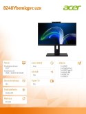 Acer Monitor 24 cale B248Y bemiqprcuzx IPS 75Hz 4ms 250nits