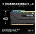 Corsair Pamięć DDR4 Vengeance RGB PRO SL 16GB/3200 (2*8GB) czarna C16