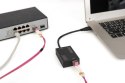 Digitus Karta sieciowa przewodowa USB 3.0 A do RJ45 Gigabit SFP Ethernet 1 Gbps Fiber Chipset RTL8153