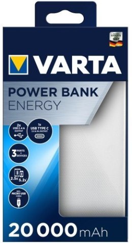 Varta Power Bank Energy 20000mAH