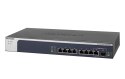 8-port 10-Gigabit/Multi-Gigabit Ethernet Unmanaged Switch with 1 SFP+ ports, Desktop and Rackmount
