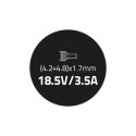 Qoltec Zasilacz do HP Compaq 65W | 18.5V | 3.5A | (4.2+4.8)*1.7