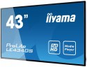 IIYAMA Monitor 43 LE4340S-B3 VA/FHD/HDMI/VGA/USB/RJ45/2X10W/16/7
