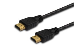 Savio Kabel HDMI v1.4 czarny, 4Kx2K, 3m, CL-06 wielopak 10szt.
