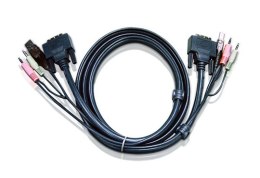 ATEN Kabel USB DVI-D Single Link KVM 2L-7D02U