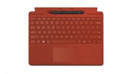 Microsoft Klawiatura Surface Signature Keyboard z piórem Surface Slim Pen 2 Commercial Poppy Red 8X8-00027 do Pro 8 / Pro X