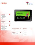 Adata Dysk SSD Ultimate SU630 3.84 TB 2.5 S3 520/450 MB/s