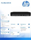 HP Inc. Komputer Pro Mini 400G9 MT i3-12100T 256GB/8GB/W11P 6B2H9EA