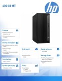 HP Inc. Komputer 400 G9 MT i3-12100 512GB/16GB/DVD/W11P 6A834EA