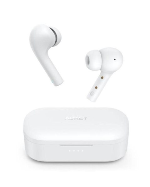 AUKEY EP-T21S White True Wireless Słuchawki Bluetooth 5.0 | 3D SurroundSound | Move Compact II | wodoodporne IPX6 | 30h