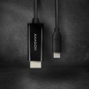 AXAGON RVC-HI2C Konwerter/kabel USB-C -> HDMI 2.0, 1.8m, 4K/60Hz
