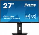 IIYAMA Monitor 27 cali XUB2793HS-B5 IPS,FHD,HDMI,DP,2x2W,HAS(150mm),300cd