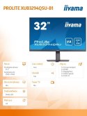 IIYAMA Monitor 32 cale XUB3294QSU-B1 VA,WQHD,HDMI,DP,HAS(150mm),USB3.0,2x2W