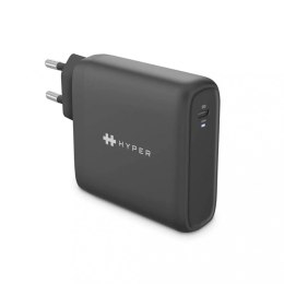HyperDrive Ładowarka 100W USB-C GaN (wtyczka EU) czarna