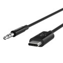 Belkin Adapter przejsciówka USB-C do 3,5mm Audio 1,8m czarny
