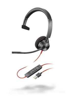 Blackwire 3310, BW3310-M MICROSOFT TEAMS CERTIFIED, USB-A, MONO USB HEADSET