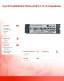AFOX Dysk SSD ME300 M.2 PCI-Ex4 2TB TLC 3.5 / 2.6 GB/s NVMe