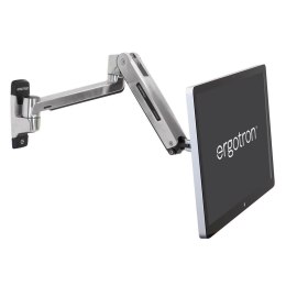 Ergotron - LX HD Sit-Stand Wall Mount Arm - uchwyt ścienny do monitora (polerowane aluminium)