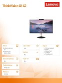 Lenovo Monitor 27 ThinkVision X1 G2 LED Backlit LCD 61C2GAT1EU