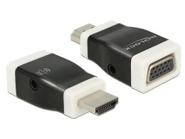 Delock Adapter HDMI-A(M)->VGA(F)+z funkcją audio