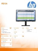 HP Inc. Monitor P22 G4 21.5 cala 1A7E4AA