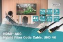 Digitus Kabel połączeniowy hybrydowy AOC HDMI 2.0 Premium HighSpeed 4K/60Hz UHD HDMI A/HDMI A M/M czarny 30m